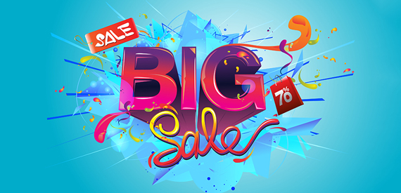 Big Sale In Shopping Mall